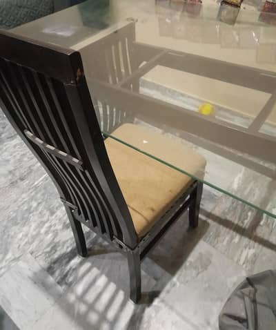 Dining table with 6 chairs