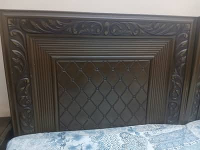 Single beds with mattresses