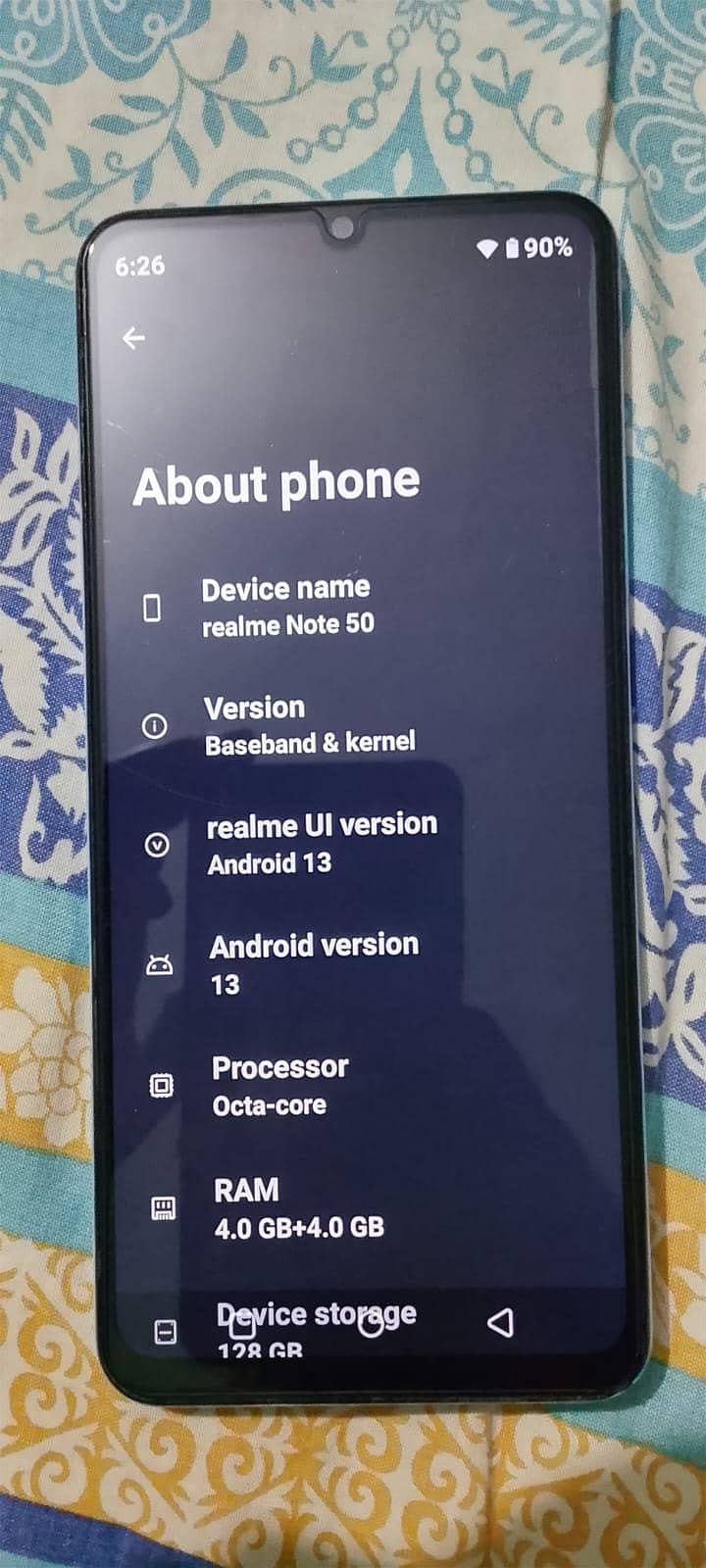 Realme Note 50 12