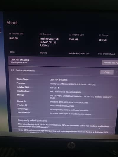 Gaming PC Pubji and Free fire Smooth Play