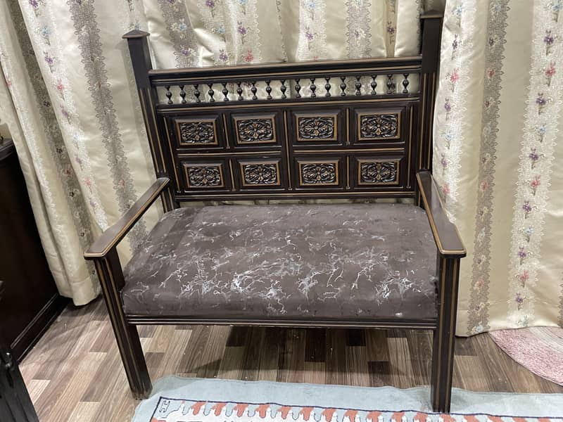 Bed set and sofa set with tables 8