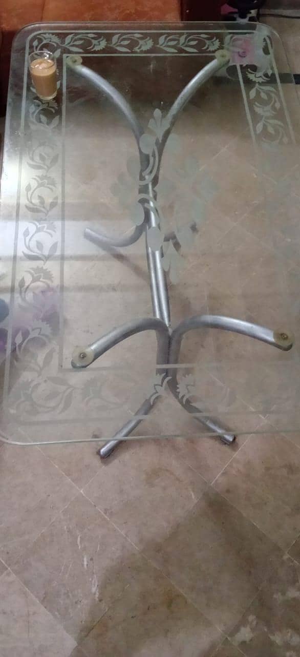 Glass Dining Table Without chairs 0