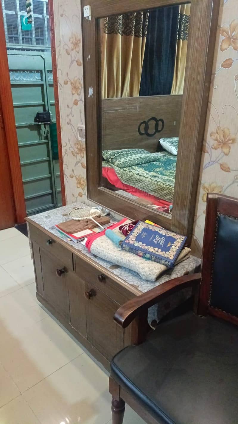 bed, dressing and a side table 2