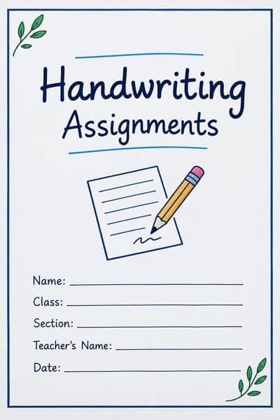hand writing assignments