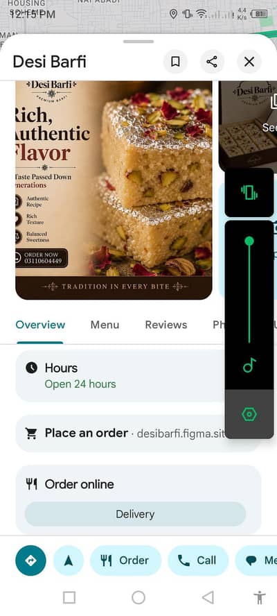 Desi barfi seeling and manage