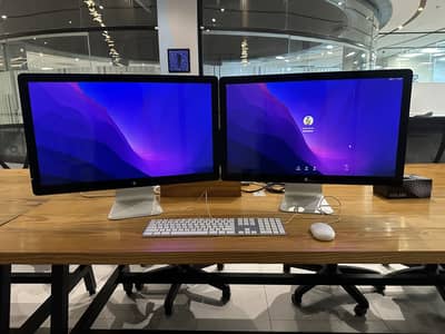 Apple Mac Pro – Complete Setup with 2 Monitors | 64GB RAM | Dual GPU