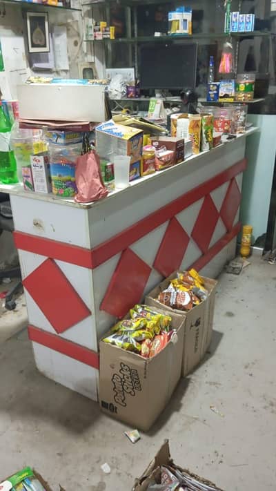 L shape Cash counter for urgent sale