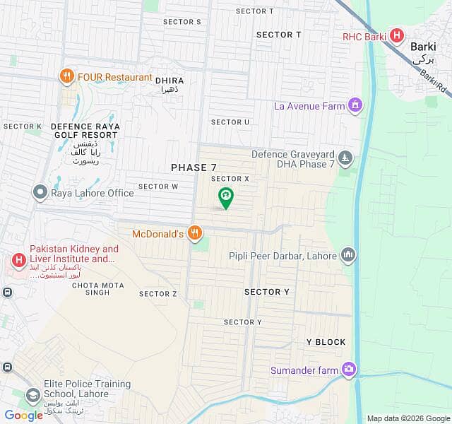 1 Kanal Premium Plot For Sale - X Block DHA Phase 7 Lahore - Land ...
