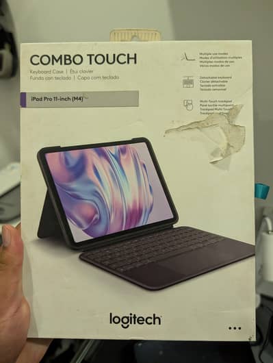 Logitech Combo Touch Keyboard Case for iPad Pro M4 /Air M2/10th Gen