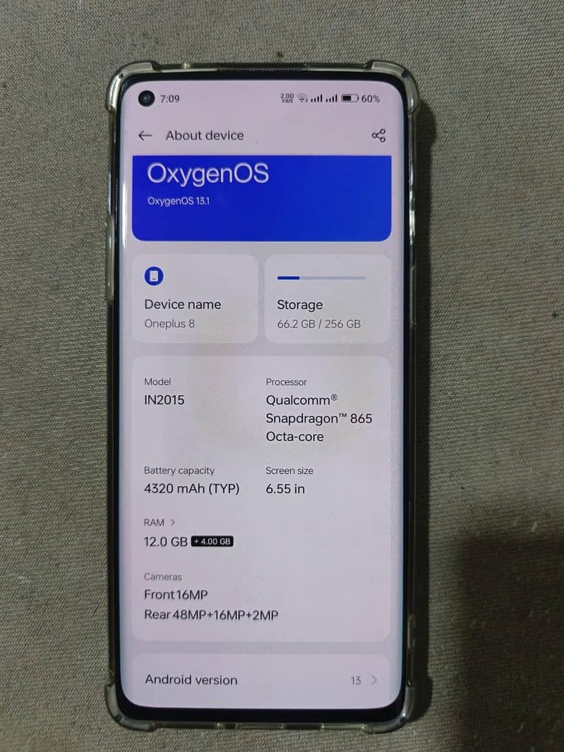 Oneplus 8 12/256GB 0