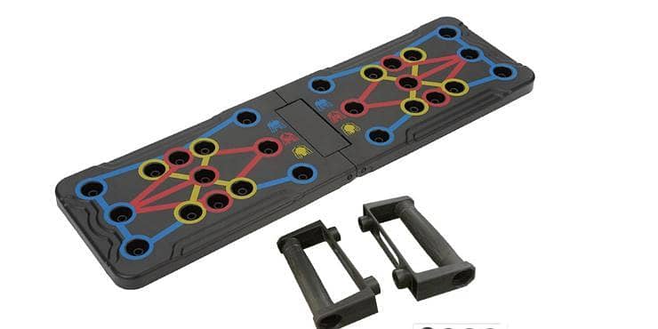 Foldable Push Up Board Multi Position Muscle Trainer System Stand with Handles for Home Workout R6111