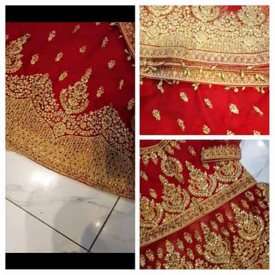 beautiful red and golden bridel sharara for sale