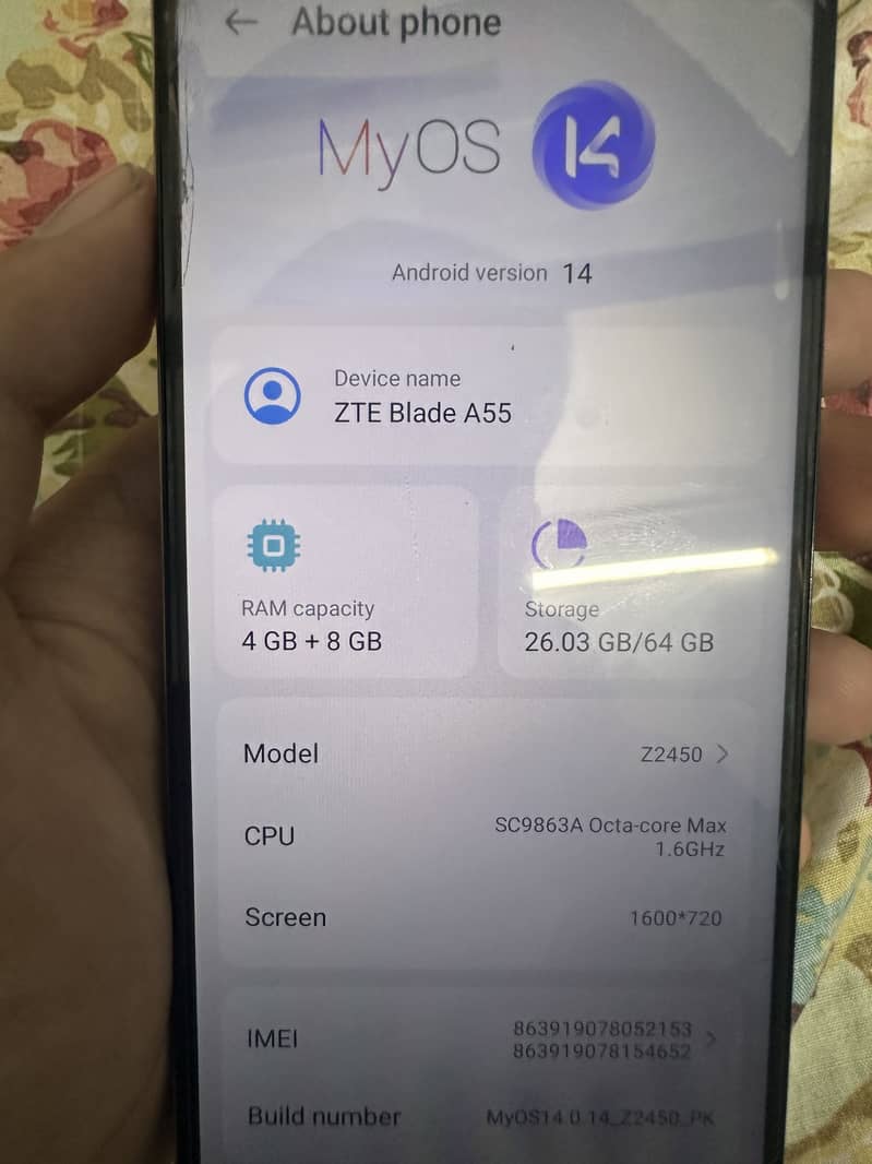 Zte Blade A55 3
