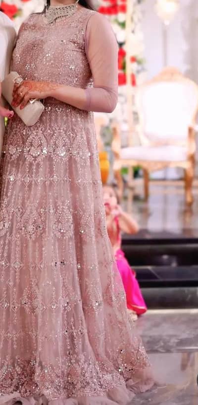 baby pink maxy for engagement