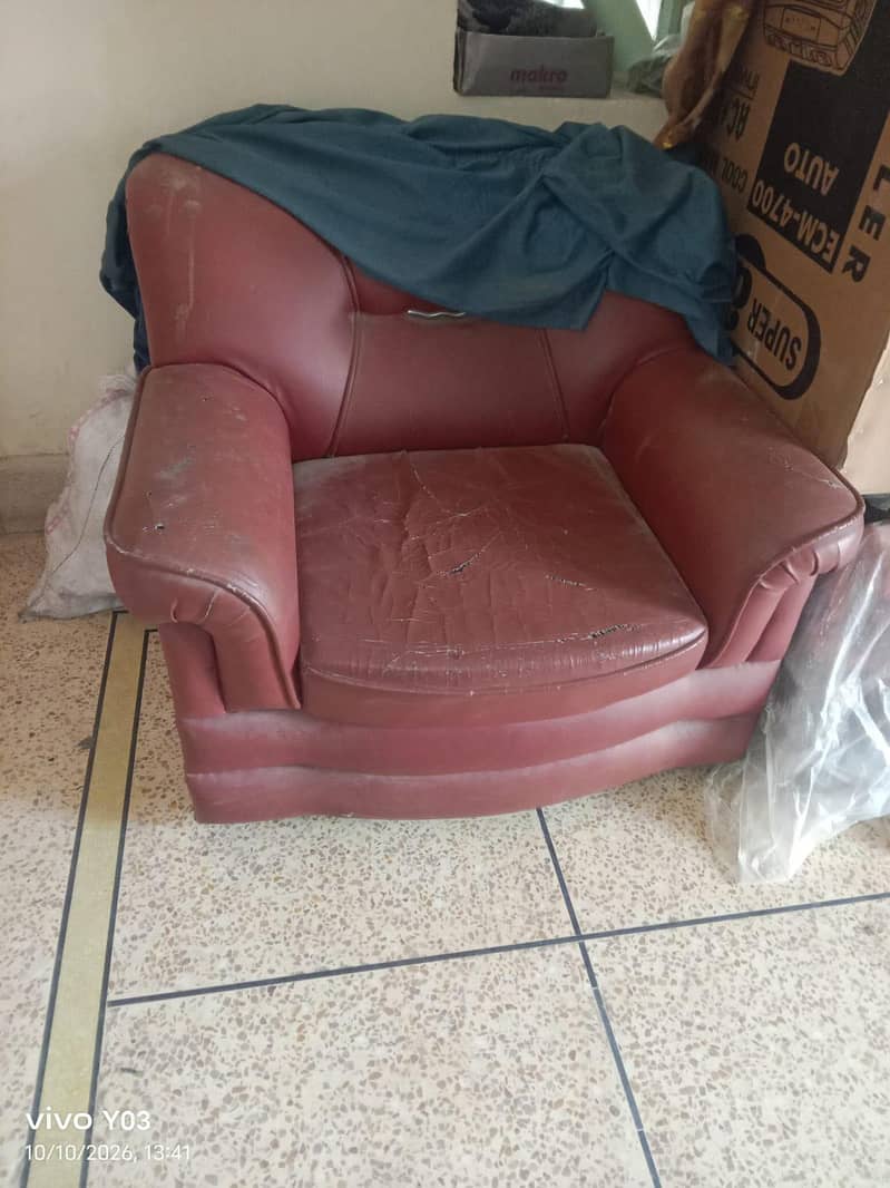 Sofa all set 2 single and one large 2