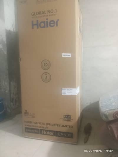 haier fridge new box pack