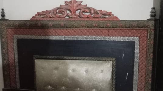 Used Double Wooden Bed for Sale