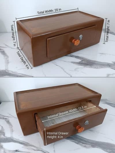 Wooden Sewing Machine Stand with storage drawer
