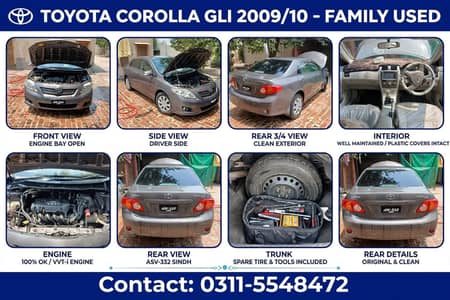 Toyota Corolla GLI 2009