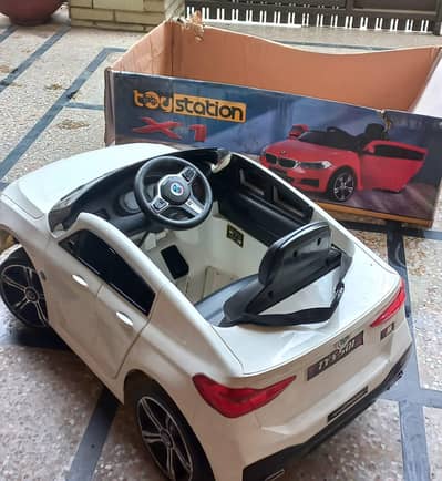 Toystation X1 BMW-Style Kids Electric Car – White