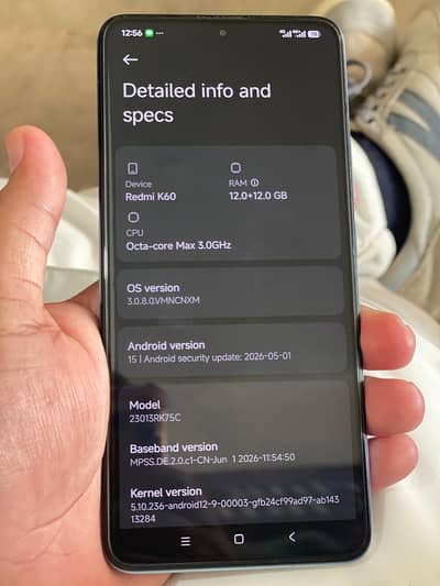Xiaomi Redmi K60 12+12/512 gaming set