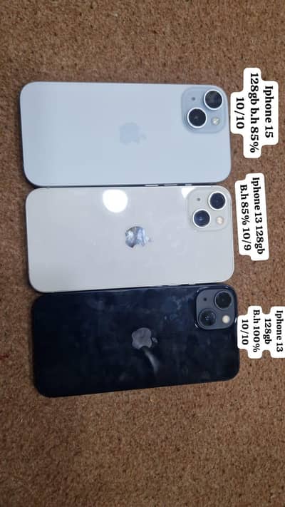 iphone 13 aur iphone 15 icloud lock 128Gb