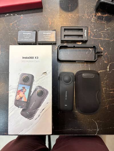 Insta 360 X3 With 3 Batteries+ 2in1 charger read ad 03249107656