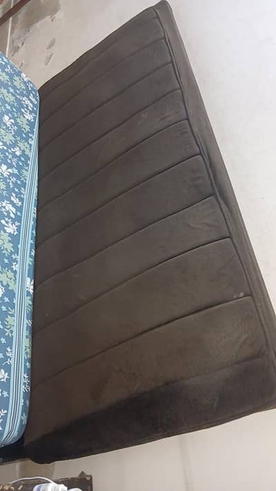 bed set with mattress and 1 side table