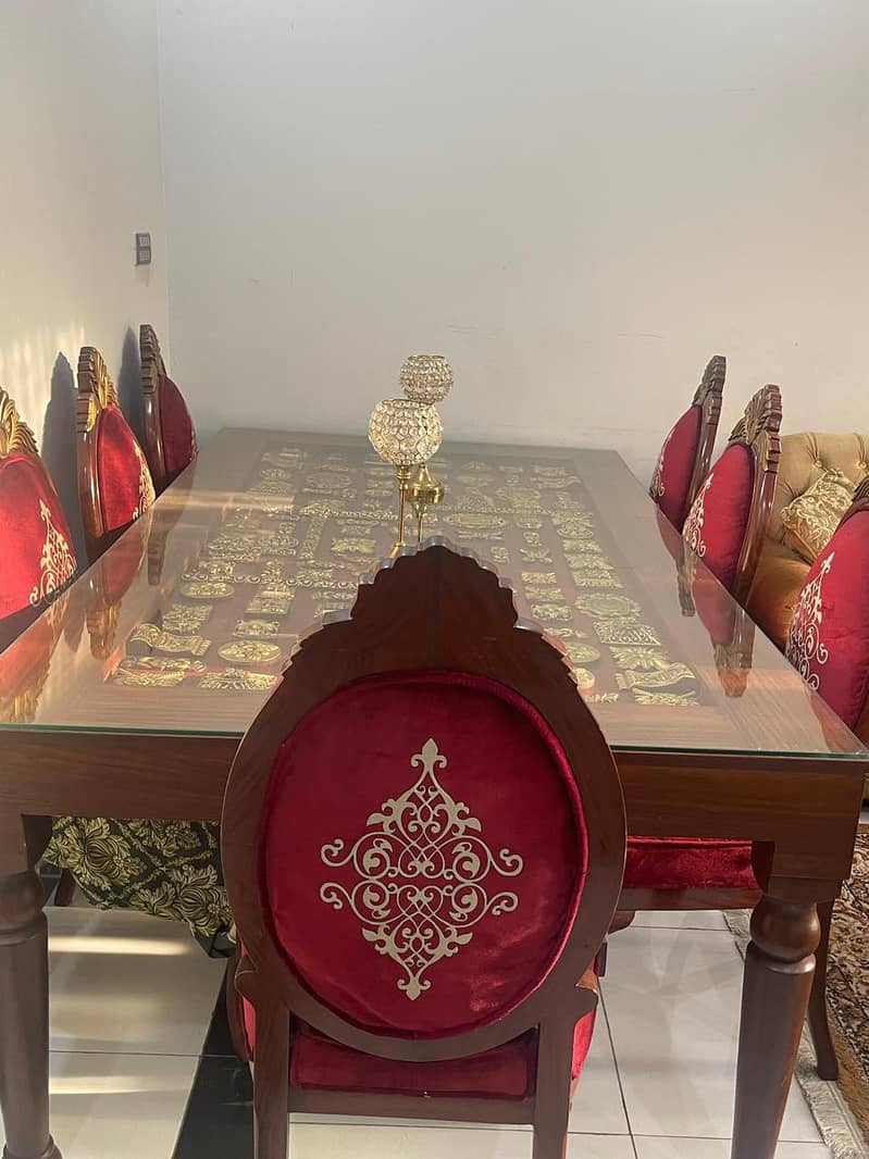 Daining table + Bed + drasing 3