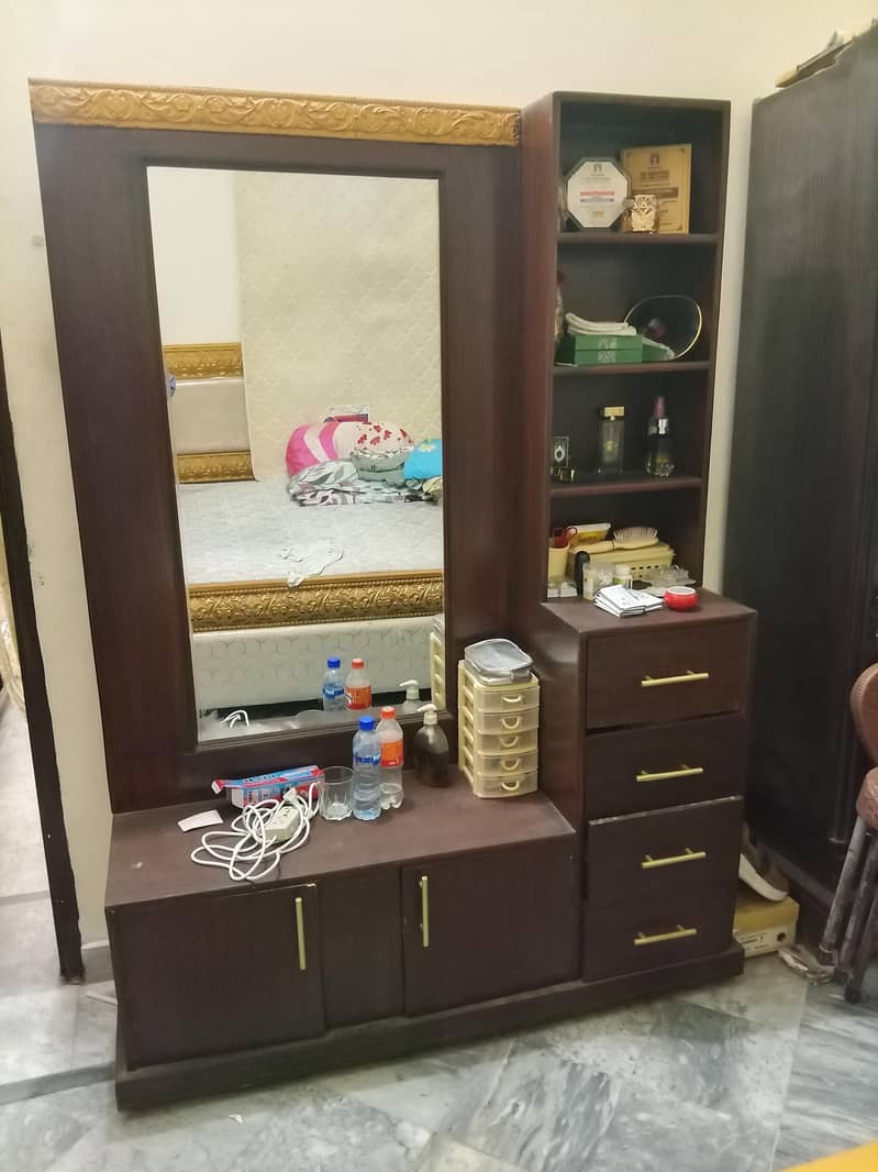 Daining table + Bed + drasing 11