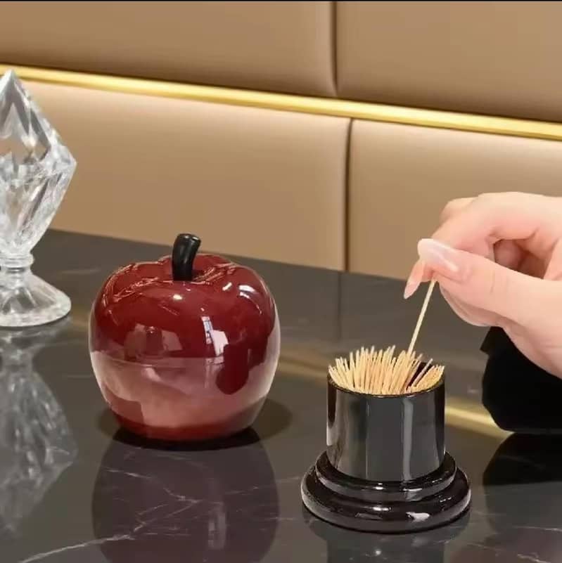 Apple shaped toothpick 2
