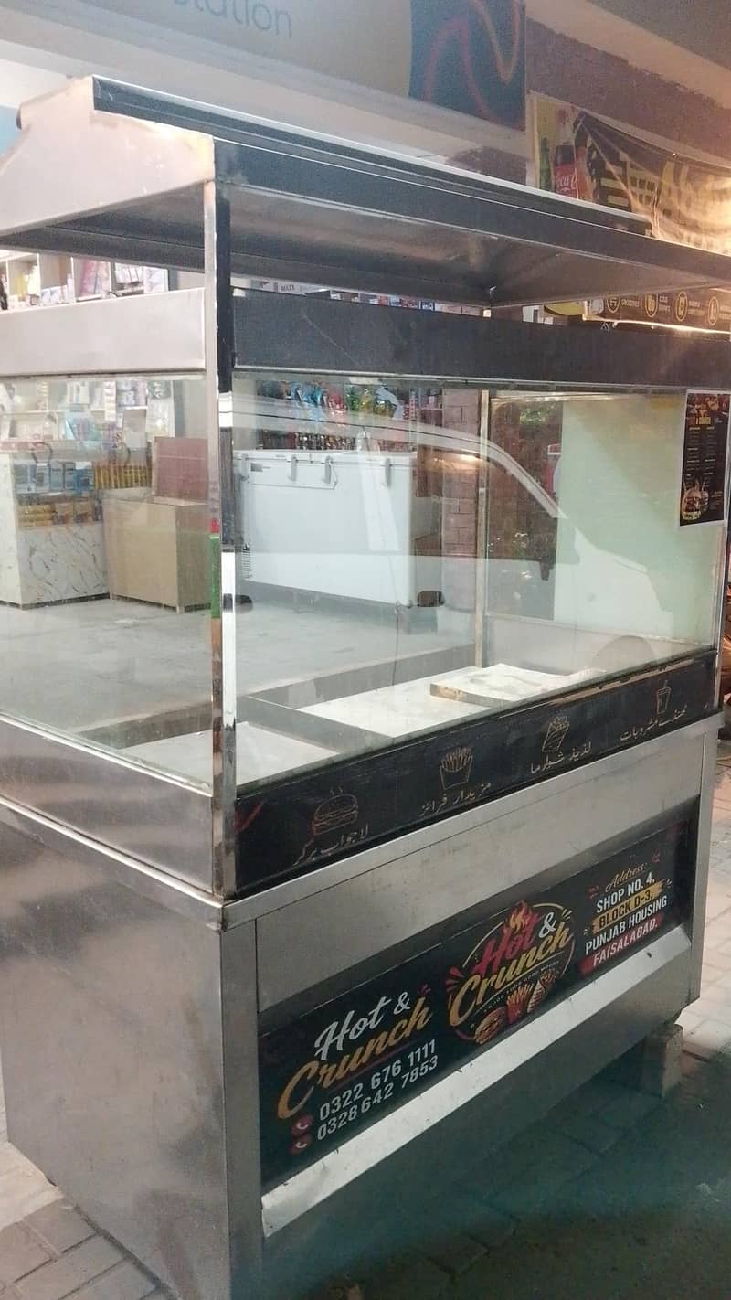 shwarma counter and frair 10kg 2