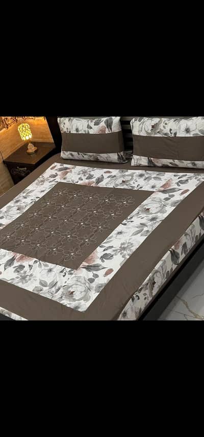 patch work BedSheets. Mix cotton single pair. 2 sided fril BedSheets.