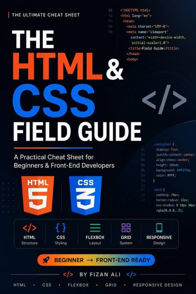 FULL HTML & CSS EBOOK FROM BEGGINER TO ADVANCE LEVEL WITH EXAMPLES