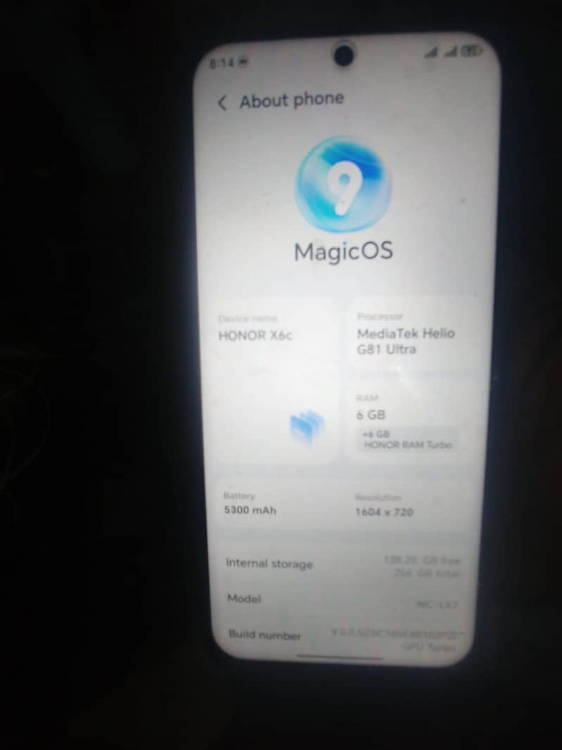 Honor x6c 1