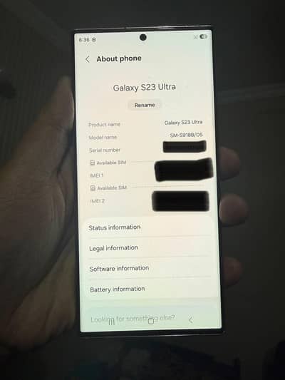 Samsung s23 ultra 4 month sim time available