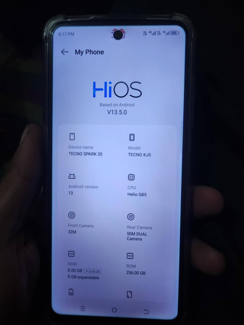 Tecno Spark 20 8