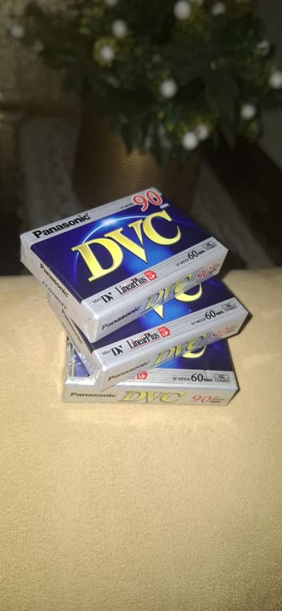 Panasonic Mini DV 3 Cassettes AY-DVM60FF Made in Japan Original