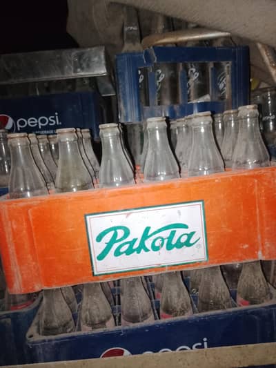 35 Crates Empty Cold Drink Glass Bottles for Sale