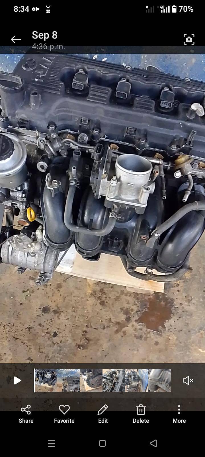 Hiace 2016 model engine 1