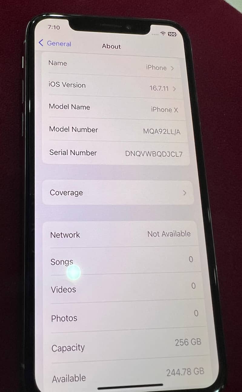 Apple iPhone X 5