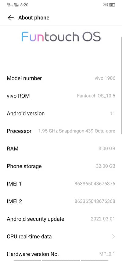 Vivo Other Model