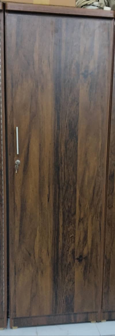 High quality wooden single-door wardrobe