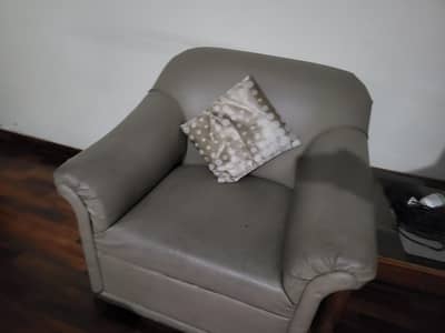 5 seater leather sofa set