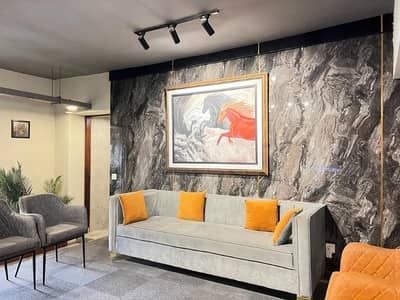 Blue Area Fully Furnished 3000sqft Commercial Space Available For Rent.