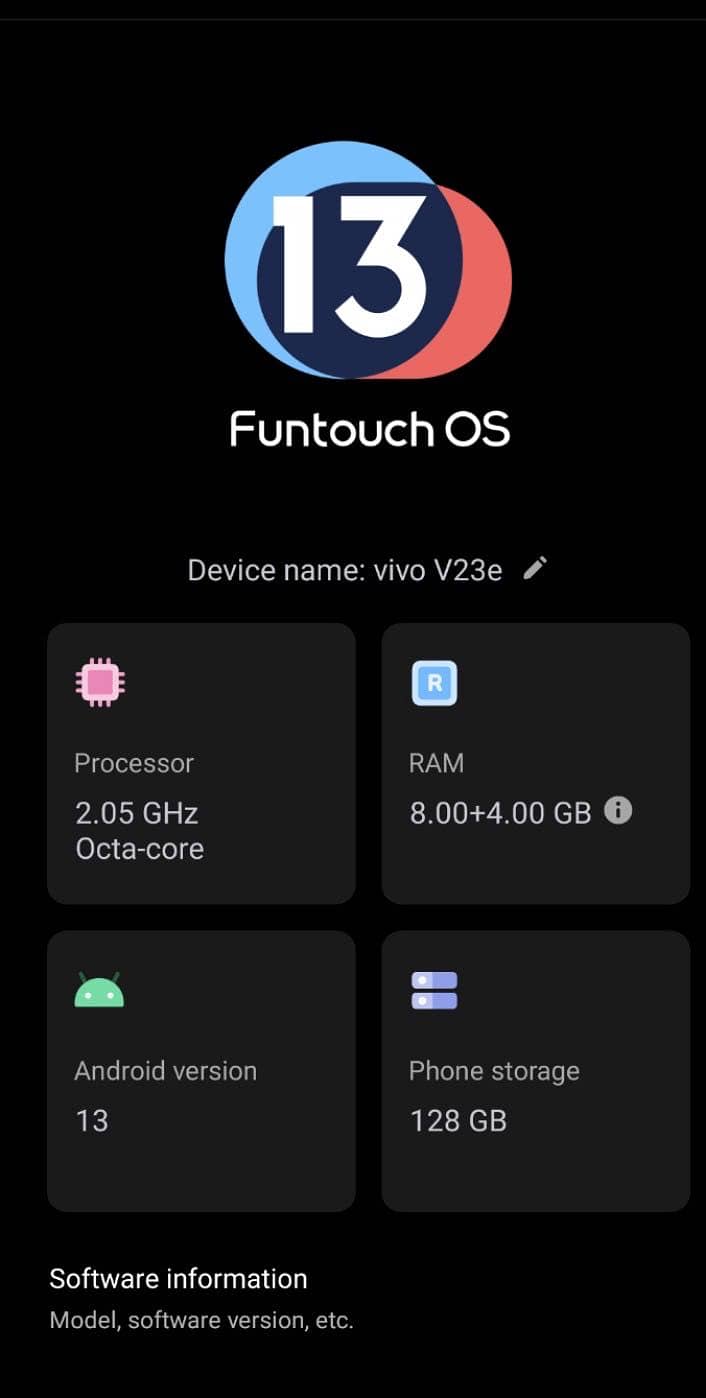 Vivo V23e 8