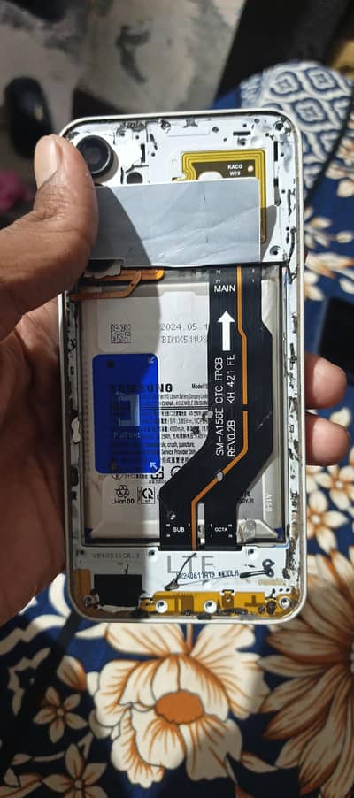 Samsung Galaxy a15 panel and battery charging strip