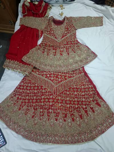 Red Bridal Lehenga