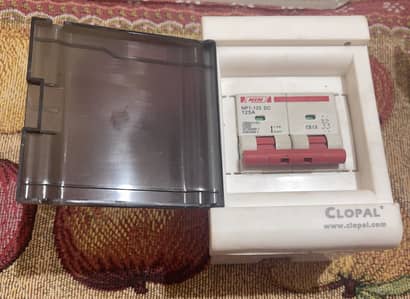 Original inverex dc battery wire & dc 125 am breaker