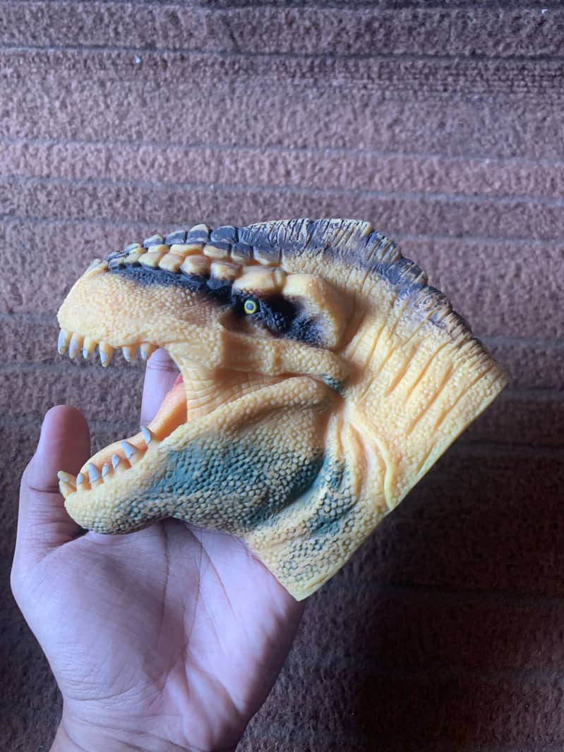 Silicon Dinosaur Hand Puppet 1
